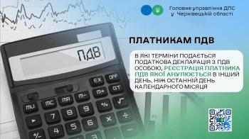 В які терміни подається податкова декларація з ПДВ особою, реєстрація платника ПДВ якої анулюється в інший день, ніж останній день календарного місяця?