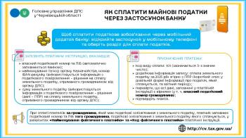 Цифрова безбар’єрність: сплатити податки можна через мобільний додаток банку